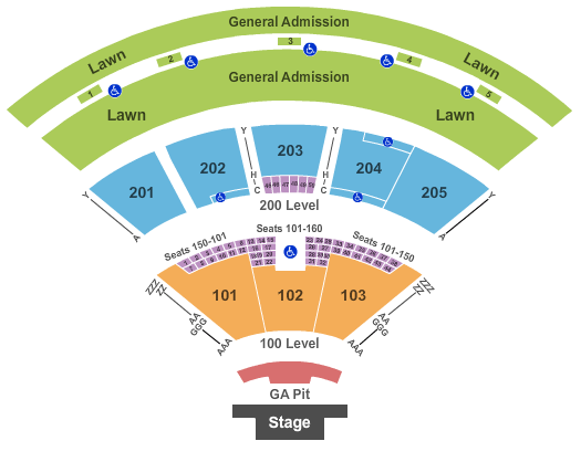 Fiddler's Green Amphitheatre Dave Matthews Band Seating Chart
